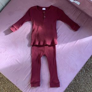 Baby long sleeve two piece set
